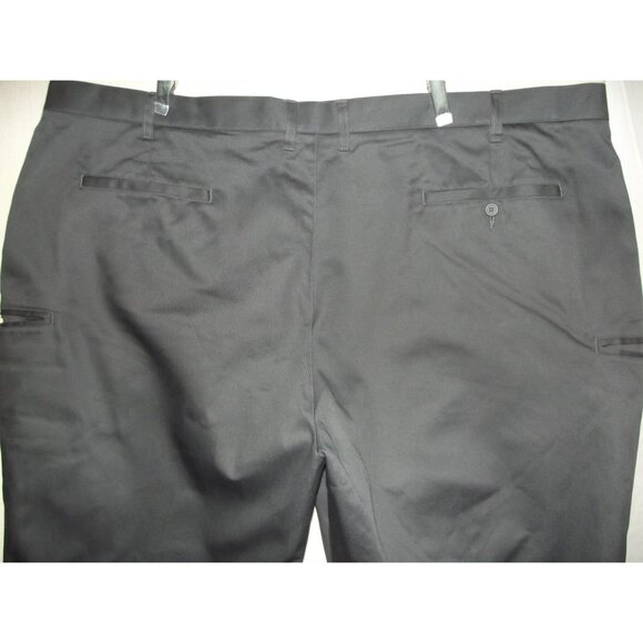 oobe Mens Pants 50 x 32 Gray Cargo Flat Front cotton polyester Classic - Picture 5 of 9